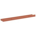 vidaXL Étagère Murale 4 Pièces Rouge 60 x 9 x 3 cm Bois d'ingénierie