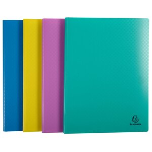 Protège-documents En Polypropylène Rigide Forever Young 80 Vues - A4 - Couleurs Assorties - X 12 - Exacompta