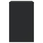 vidaXL Tables basses gigognes 3 Pièces noir bois d'ingénierie