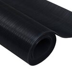 vidaXL Tapis en caoutchouc antidérapant 1 5x2 m 3 mm Nervure fine