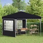 vidaXL Tente de fête pop-up 288 x 288 x 245 cm Anthracite Tissu Oxford