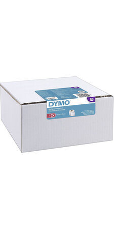 DYMO LabelWriter Boite de 12 rouleaux de 1000 étiquettes multi-usages - 32mm x 57mm