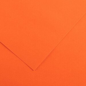 Paquet de 10 feuilles de papier Colorline CANSON 50 x 65 cm 150 g orange