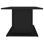 vidaXL Table basse noir 102x55 5x40 cm bois d'ingénierie