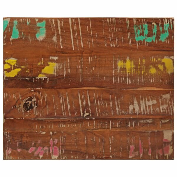 vidaXL Dessus de table 60x50x2 5 cm rectangulaire bois massif récupéré