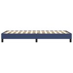 vidaXL Cadre de lit Bleu 100 x 200 cm Tissu