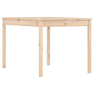 vidaXL Table de jardin 121x82 5x76 cm bois massif de pin