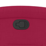 vidaXL Fauteuil inclinable rouge bordeaux velours