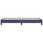 vidaXL Cadre de lit Bleu 90x190 cm Tissu