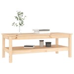 vidaXL Table basse 110x50x40 cm Bois massif de pin