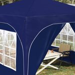 vidaXL Tente de fête pop-up 290 x 290 x 245 cm Bleu