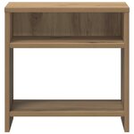 vidaXL Table de chevet chêne artisanal 40x30x40 cm bois d'ingénierie