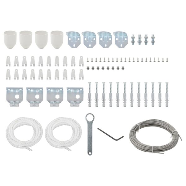 vidaXL Ensemble d'accessoires pour auvent 81 Pièces
