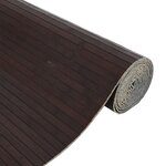 vidaXL Cloison de séparation marron foncé 165x600 cm bambou