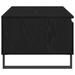 vidaXL Table Basse Chêne noir 90 x 50 x 36 5 cm Bois d'ingénierie