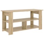 vidaXL Support de télévision Chêne Sonoma 100 x 40 x 50 cm