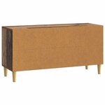 vidaXL Meuble TV 99 x 34 5 x 50 cm Bois ancien Bois d'ingénierie