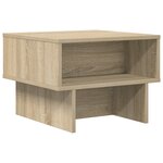 vidaXL Table basse Chêne Sonoma 48 x 46 x 35 cm Bois d'ingénierie