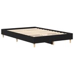 Cadre de lit vidaXL 120x200 cm en chêne noir en bois reconstitué
