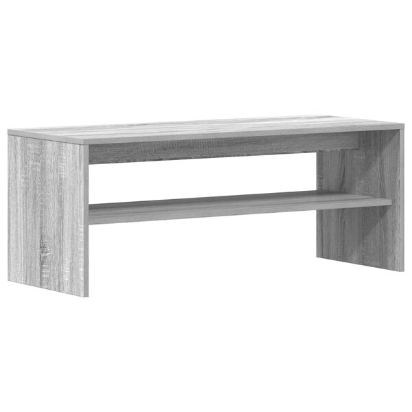 vidaXL Meuble TV Sonoma gris 100x40x40 cm Bois d'ingénierie