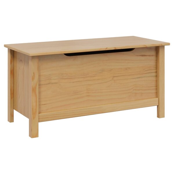 vidaXL Boîte de rangement HILL Marron miel 90 x 40 x 45 cm Pin massif