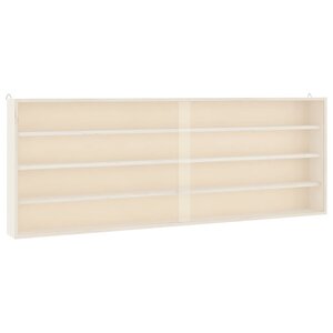 vidaXL Vitrine de collection en bois avec portes 100x8 5x37 cm