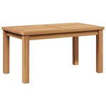 vidaXL Table basse Marron 70 x 40 x 36 cm Bois de teck massif