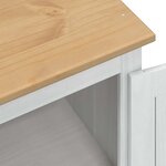 vidaXL Armoires avec tiroir Blanc 76 x 50 x 170 cm Pin massif