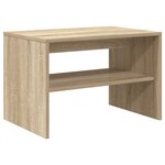 vidaXL Meuble TV chêne sonoma 60x40x40 cm bois d'ingénierie