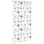 vidaXL Store enrouleur de douche avec cassette largeur du tissu 126 cm