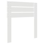 vidaXL Tête de lit Blanc 100 cm Bois d'ingénierie