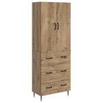 vidaXL Ensemble de Meubles 2 Pièces Chêne artisanal 66 x 34 5 x 90 cm