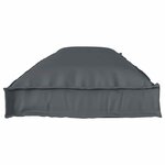 vidaXL Coussin pour banc de palette Anthracite 150 x 40 x 8 cm