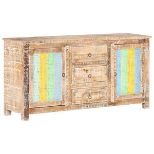 vidaXL Buffet 151x40x75 cm Bois d'acacia brut