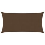 vidaXL Voile d'ombrage 160 g/m² Marron 2 5x4 5 m PEHD