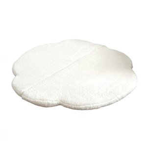 Tapis de jeu nuage en peluche écru