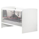 Lit bébé évolutif 140 x 70 - Little Big Bed - Blanc
