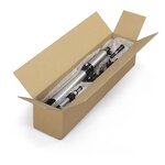 Caisse carton longue double cannelure à grande ouverture raja 100x20x20 cm (lot de 10)