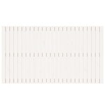 vidaXL Tête de lit murale Blanc 159 5x3x90 cm Bois massif de pin
