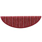vidaXL Tapis d'escalier auto-adhésifs 15 Pièces Rouge 56 x 17 x 3 cm