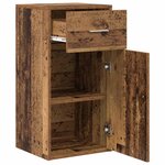 vidaXL Buffet Bois ancien 38 x 34 5 x 75 cm Bois d'ingénierie