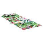 vidaXL Coussins de chaise à dossier haut lot de 2 multicolore