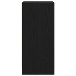 vidaXL Armoire à chaussures chêne noir 29 5x34x76 cm bois d'ingénierie