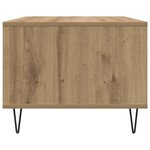 vidaXL Table basse chêne artisanal 60 x 50 x 40 cm Bois d'ingénierie