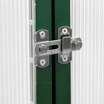 vidaXL Serre avec cadre de base vert 169x58x202 cm aluminium