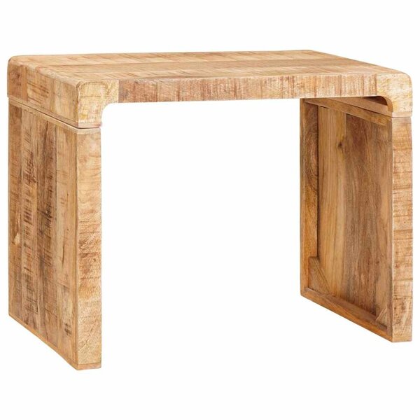 vidaXL Table d'appoint Marron 60 x 35 x 45 cm bois de manguier massif