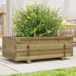 vidaXL Jardinière 70x40x26 5 cm bois de pin imprégné