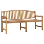 vidaXL Banc de jardin 179 5x60x90 cm bois de teck solide
