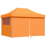 vidaXL Tente de fête 279 x 410 x 315 cm Orange Tissu Oxford