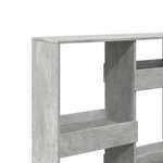 vidaXL Cloison de séparation gris béton 100x33x135cm bois d'ingénierie